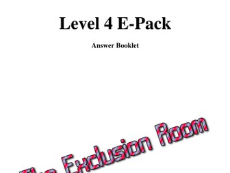 Inclusion/Exclusion Level 4 Mathematics work Pack 