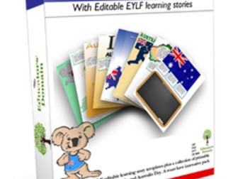 Australia Day Activities and Editable Story Pages