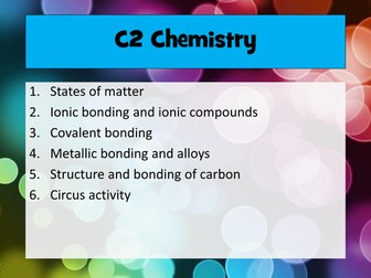AQA 9-1 Chemistry - Second Unit - States of matter (100 minutes)