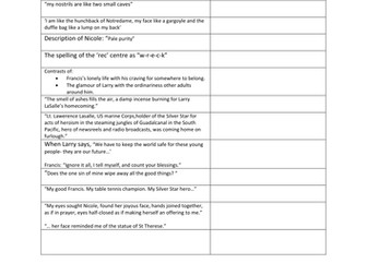 Heroes by Robert Cormier: Pub-quiz style revision resource