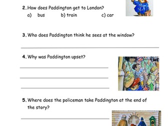 Paddington at the Palace Comprehension