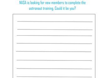 NASA writing frame- persuasive writing 