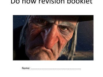 A Christmas Carol revision booklet