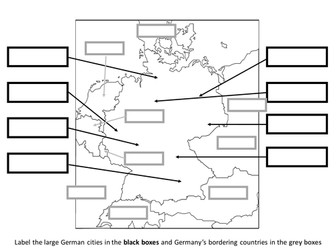 German research task - geography, cities and neighbours, politics, music, art, culture etc.