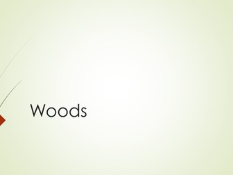 Product Design AS/A Level - Types of Wood