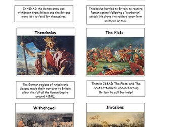 Invaders and Settlers - The Picts, Scots, Anglo-Saxons - The Roman Withdrawal From Britain