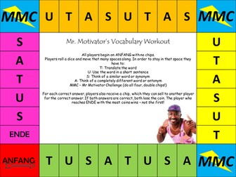 Languages vocabulary workout - works for all languages