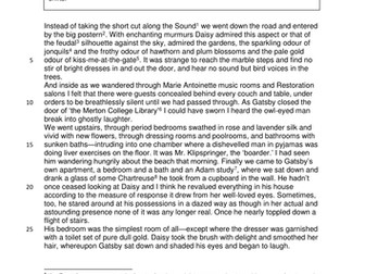 AQA GCSE English Language Paper 1: Explorations in creative reading and writing - 'The Great Gatsby'