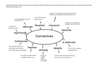 Outstanding Connectives Lesson