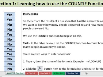 Introduction to Simulation in Excel (relative frequency topic)