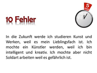 German - the conditional tense