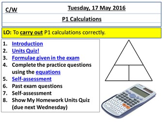 Edexcel P1 Foundation Calculations PowerPoint Slides