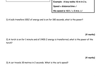 Edexcel P1 Foundation Calculations Worksheet
