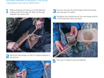 Wildlife Detective: make a pond dipping net