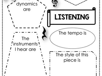Listening Response Sheet