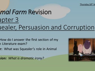 Animal Farm Revision - Lit Exam Question - Edexcel 2010