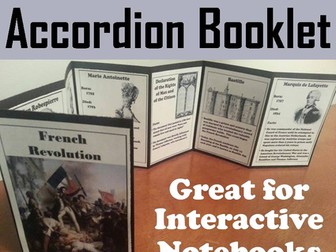 French Revolution Accordion Booklet