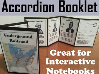 Underground Railroad Accordion Booklet