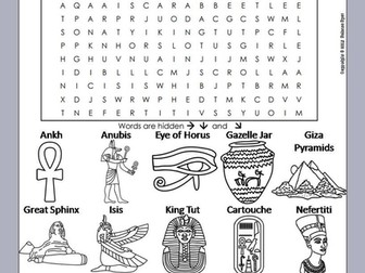 Ancient Egypt Word Search