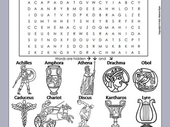 Ancient Greece Word Search