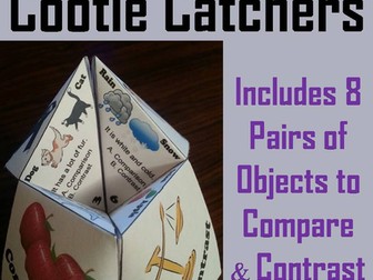 Compare and Contrast with Pictures Cootie Catchers