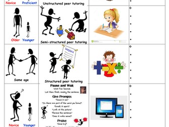 Peer Tutoring Planning Chart
