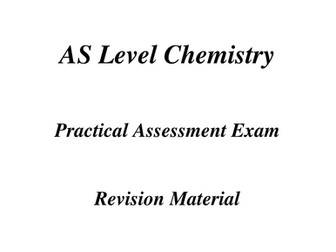 AQA New AS Level 7404 Revision Pack for Required Practicals 
