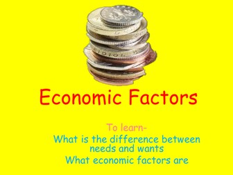 AQA Health and social care GCSE revision- economic factors