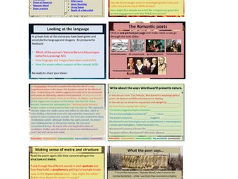 Eduqas GCSE poetry anthology - all poems (400+ slides)