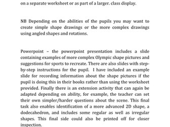 Olympic 2D Shape Challenge