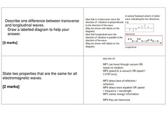 IGCSE Physics (Edexcel) Exam Q flashcards