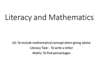 Mathematics and Literacy