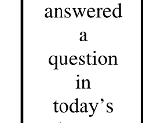Question Card