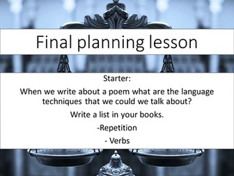 Poetry Assessment on 'Poem' by Simon Armitage 