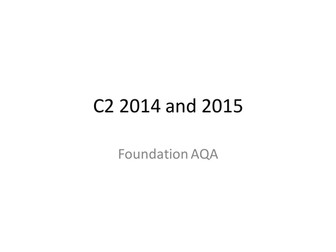AQA  C2 Revision Exam Q&A