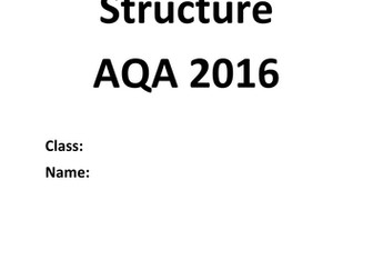 AQA 2016 Atomic Structure booklet