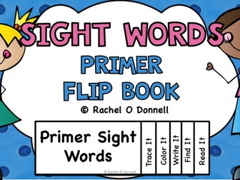 Sight Word PRIMER FLIP BOOKS