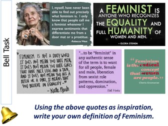 The changing face of Feminism