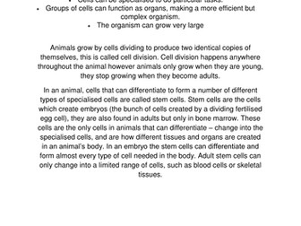 Edexcel B2 Growth lesson