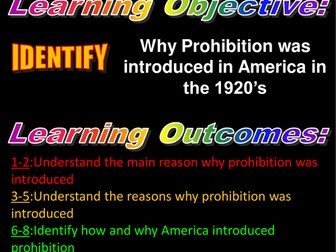 Causes of Prohibition 1920's USA