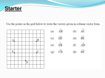 Vectors GCSE