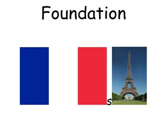 AQA French new spec GCSE pupil booklet - Foundation