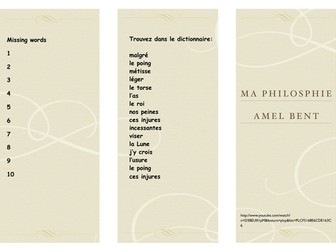 French Song Ma Philosophie by Amel Bent