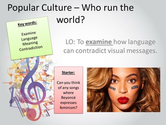 Who run the world? IB Language and Literature PART 2