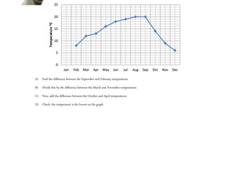 Y4 statistics challenge with reasoning and problem solving differentiated
