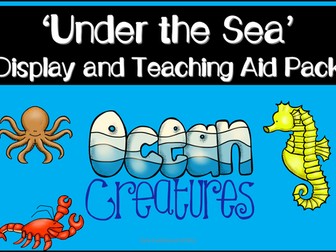 Under the Sea Display Pack, Fact Files and Flashcards