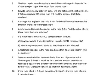 Ratio & Proportion Challenge