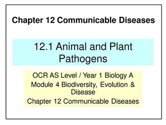 NEW OCR A Level Biology - Communicable Diseases