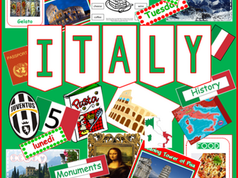 *ITALIAN LANGUAGE BUNDLE* ITALY CULTURE, DIVERSITY, LANGUAGE POSTERS 