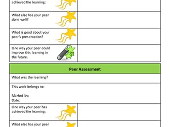 Self Assessment and Peer Assessment